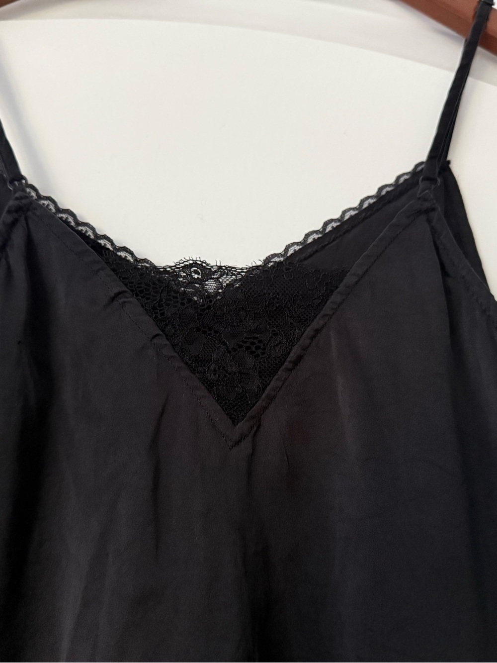 Anthropologie Silk Lace-Trim Camisole, NWOT